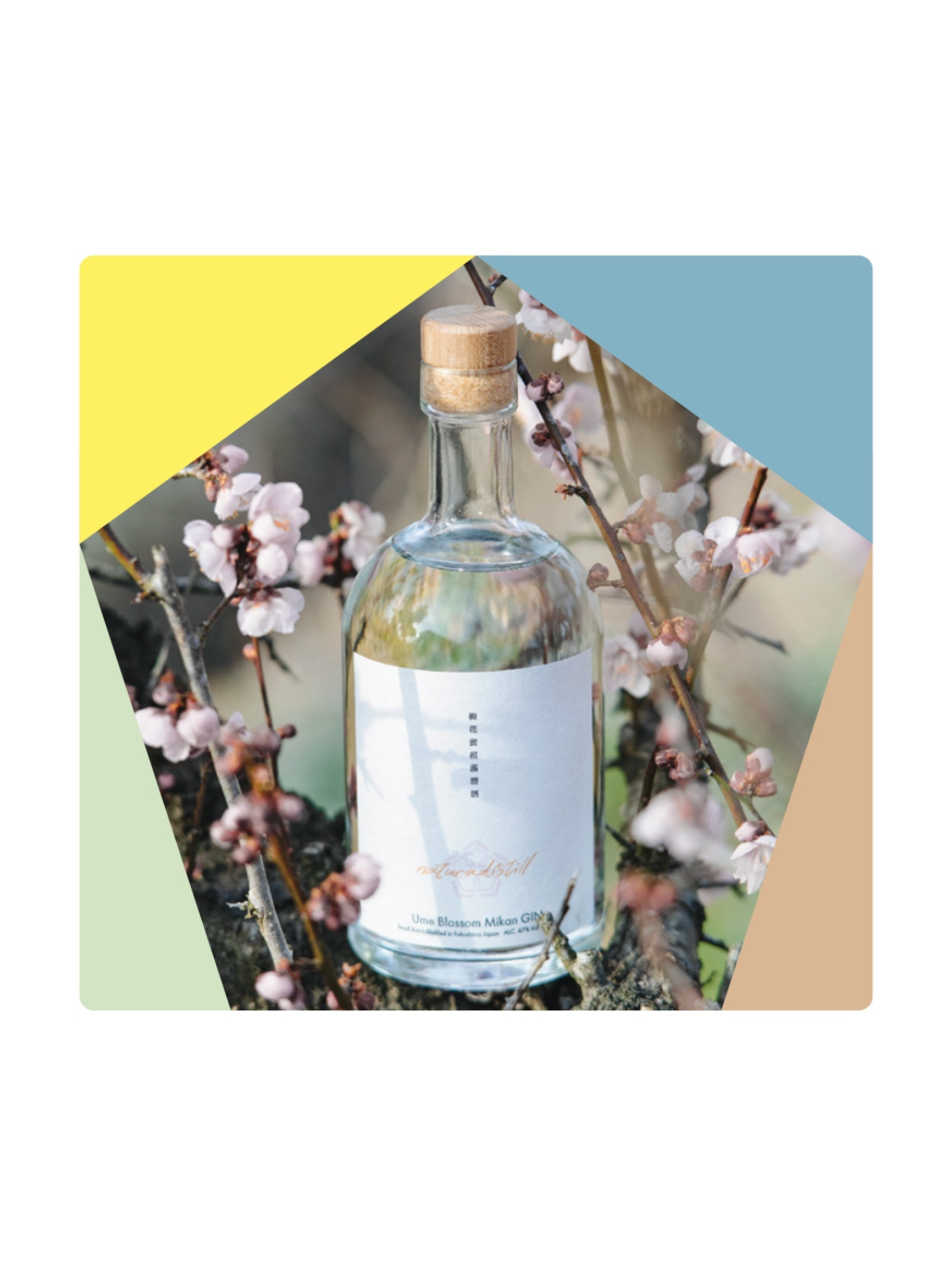 〔2026年4月中旬発送予定〕〔予約商品〕ナチュラディスティル 梅花蜜柑蒸溜酒 naturadistill川内村蒸溜所 500ml 47%