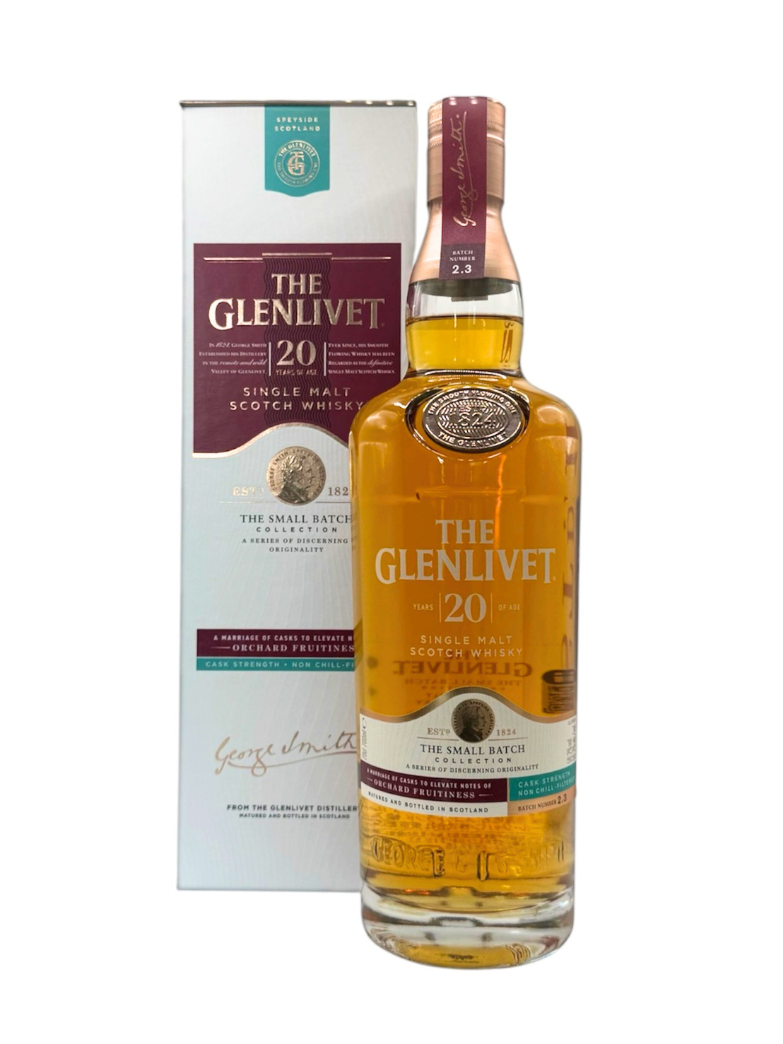 ザ グレンリベット スモールバッチ 20年 700ml 56.2%