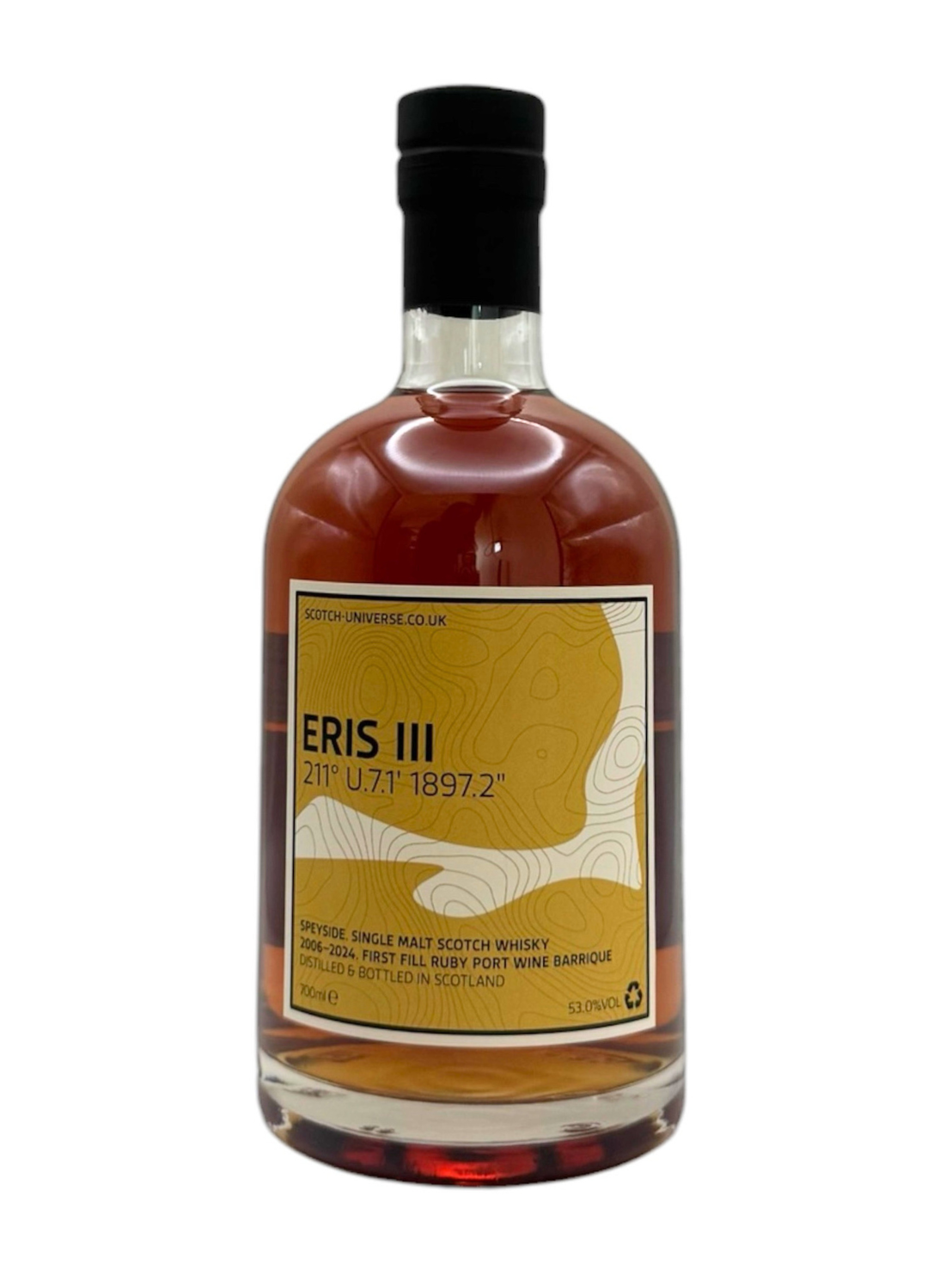 〔2025年5月発売〕スコッチユニバース エリス Ⅲ 2006 211° U.7.1' 1897.2" ERIS 700ml 53%
