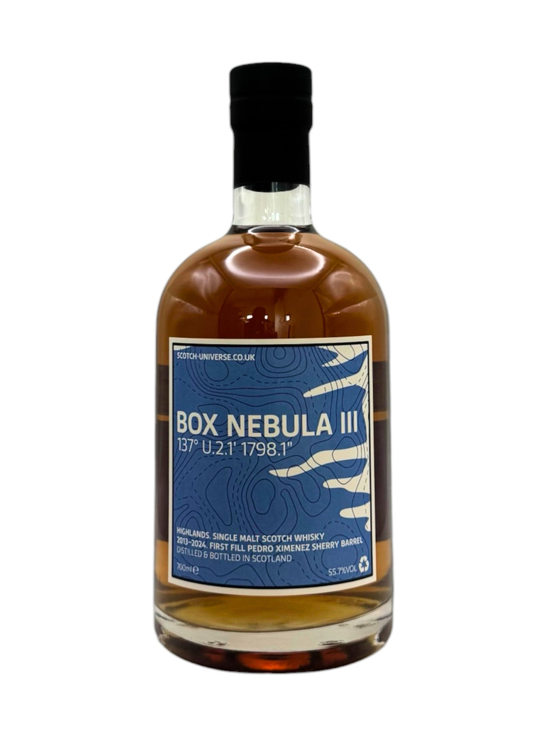 〔2025年5月発売〕スコッチユニバース ボックスネブラ Ⅲ 2013 137° U.2.1' 1798.1" BOX NEBULA 700ml 55.7%