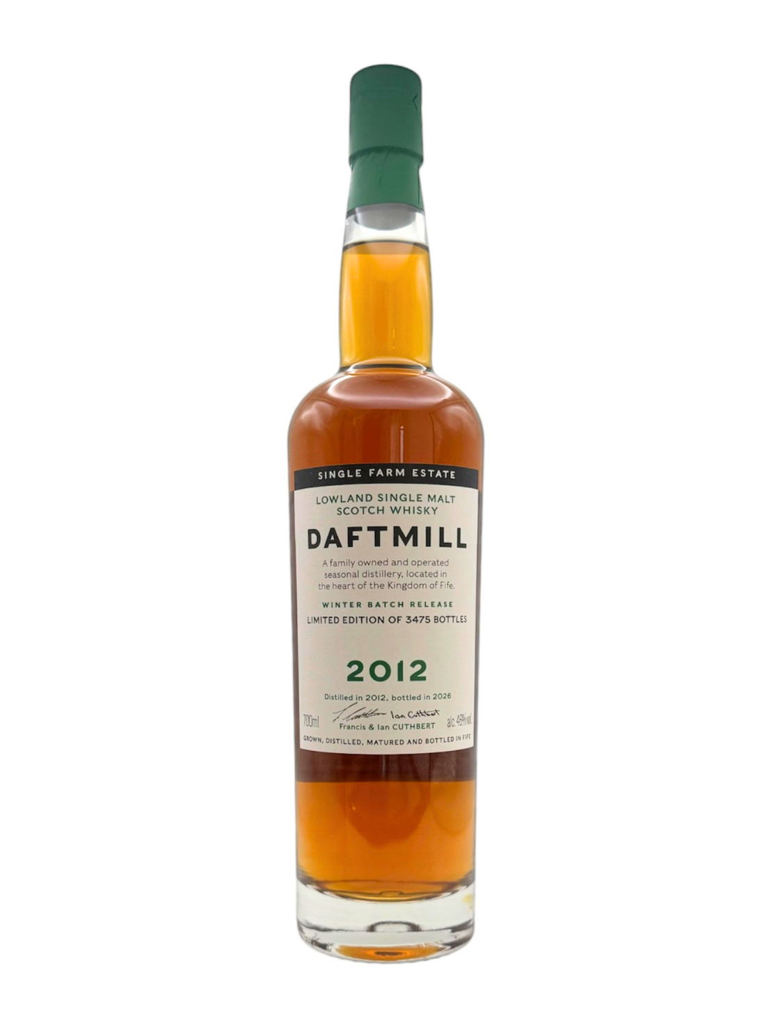 ダフトミル 2012 ウィンターバッチリリース 700ml 46%