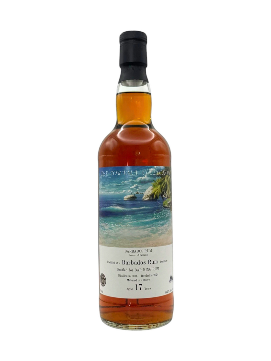 〔2026年9月発売〕バルバドスラム 2006 17年 T&T TOYAMA COLLECTION for BAR KING RUM 21st anniversary 700ml 53.2%
